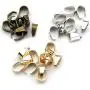 300pcs Mixed Metal Pinch Clip Clasp Bail Finish Necklace Clasps Pendant Clasps Claw Bail,Pendant Clasps, Pinch Clip Clasp Bail for Necklace (M148)