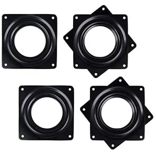 Fasmov 4-Inch Lazy Susan Turntable, 4 Pack