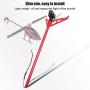 Drfeify Metal Tail Bar RC Accessories Compatible for WLtoys XK K130 Remote Control Helicopter Upgrade Parts