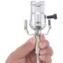 Canomo Silver Finish Make-A-Lamp Kit 3-Way with 8 Inch Harp, 2 Pieces 12'' Lamp Pipe, and All Parts Needed and Instructions for DIY Lamp Design or Repair Canomo Silver Finish Make-A-Lamp Kit 3-Way with 8 Inch Harp, 2 Pieces 12'' Lamp Pipe, and All Parts Needed and Instructions for DIY Lamp Design or Repair