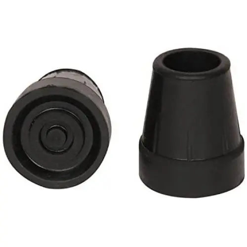 PCP Replacement Reinforced Rubber Cane Tips, Black, 3/4 Inch PCP Replacement Reinforced Rubber Cane Tips, Black, 3/4 Inch