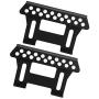 Tbest 2Pcs RC Side Pedal, Side Metal Pedal Plate Step Sliders Climber Car Parts Compatible with Axial SCX10 1/10 RC Tracked Vehicle (Black)