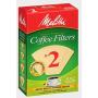 Melitta #2 Cone Coffee Filters, Natural Brown, 100 Count (Pack of 6)