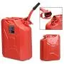 Goplus 20 Liter (5 Gallon) Jerry Fuel Can with Flexible Spout, Portable Jerry Can Fuel Tank Steel Fuel Can, Fuels Gasoline Cars, Trucks, Equipment (Red) Goplus 20 Liter (5 Gallon) Jerry Fuel Can with Flexible Spout, Portable Jerry Can Fuel Tank Steel Fuel Can, Fuels Gasoline Cars, Trucks, Equipment (Red)
