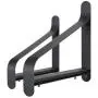 Rustic State Metal Shelf Brackets with Modern Heavy Duty Design Fits Wood Shelves Perfect for Bookcase TV Storage Rack Garage Wall Mounting Pack of 2 (11.5 Inches)