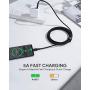 AUKEY USB C to USB C Cable 10ft [100W 20V/5A], USB Type C Cable Braided Nylon Type C Charging Cable Fast Charge for Samsung Galaxy S20/S10/Note10+, Google Pixel 3/4 XL MacBook Pro, iPad Pro, and More