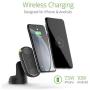 iOttie ITap 2 Wireless Magnetic Qi Wireless Charging Dashboard Mount || Compatible with IPhone XS XR X Max Samsung S10 S9 + Smartphones | + Dual Car Charger