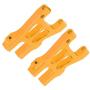 VGEBY RC Rear Suspension Bracket, Metal Rear Suspension Arm Upgrade Parts Accessory Fit for HSP 94122 1/10 RC Car Model (Orange)