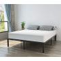 Heavy Duty Queen Platform Bed Frame,NOAH MEGATRON Slatted Bed Base 14 Inch Mattress Foundation Bed Frame,12 Inch Under-Bed Storage,No Box Spring Needed (Queen)