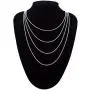 Pistha 20 Pieces Stainless Steel Bead Chain 30 Inches Ball Chain Necklaces