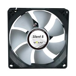 Gelid Solutions 80mm Low Noise fan-1600 RPM 18 dBA