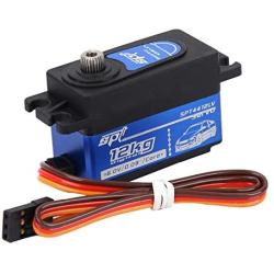 RC Digital Servo, SPT4412LV 12KG Digital Servo Metal Gear Fit for RC Car Upgrade Part