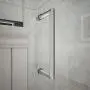 DreamLine Mirage-X 44-48 in. W x 72 in. H Frameless Sliding Shower Door in Chrome; Right Wall Installation, SHDR-1948723R-01 DreamLine Mirage-X 44-48 in. W x 72 in. H Frameless Sliding Shower Door in Chrome; Right Wall Installation, SHDR-1948723R-01