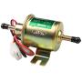 BANG4BUCK Universal Electric Fuel Pump 12V 1-2A 4-7 PSI Shut-off Pressure Gas Diesel Inline Low Pressure Metal Pump Module HEP-02A