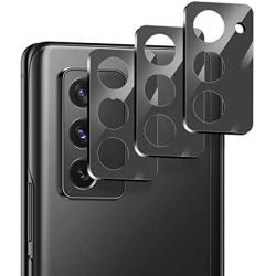 Suoman 3-Pack for Samsung Galaxy Z Fold 2 5G Camera Lens Protector, [Aluminum Alloy] [Not Affect Flash] Camera Lens Protector for Galaxy Z Fold 2 5G - Black