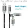 USB to USB C Cable 10ft, Fasgear 2 Pack Long Type C Cable Nylon Braided Fast Charging Compatible with Galaxy Note 8 9 S8/S9/S10/S10+, LG V20/G6 and More (Black,White) USB to USB C Cable 10ft, Fasgear 2 Pack Long Type C Cable Nylon Braided Fast Charging Compatible with Galaxy Note 8 9 S8/S9/S10/S10+, LG V20/G6 and More (Black,White)