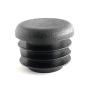 3/4 Inch Round Plastic Plug / 20 Pack/Black Tubing End Cap Plug/Used with 14-20 Gauge Tube Wall Thickness/Durable Chair Glide/Provides Protection on Flooring, by EZENDS.(20)…