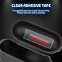 Venswell Compatible AirPods Pro Case Cover, Tough TPU & Zinc Metal Alloy Protective Cover Skins, Shockproof Case with Keychain for Airpods Pro Charging Case (Front LED is Visible)
