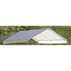 ShelterLogic SuperMax All Purpose Outdoor 10 x 20-Feet Canopy Replacement Cover for 2-Inch Frame Canopies (Cover Only, Frame Not Included)