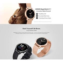 Honor MagicWatch 2 Smart Watch, 1.39'' AMOLED 5ATM Waterproof 14 Days Standby Smart Bracelet with GPS Bluetooth 46mm Fitness Tracker Activity Tracker (Gold Pink, 42mm)