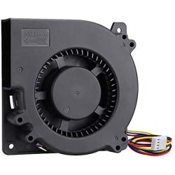 GDSTIME 120mm PWM 4 Pin 12V Dual Ball Bearing DC Brushless Blower Cooling Fan (4.72x4.72x1.26 inch), for Car Seat Amplifier Inflatables Inverter Ventilation