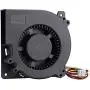 GDSTIME 120mm PWM 4 Pin 12V Dual Ball Bearing DC Brushless Blower Cooling Fan (4.72x4.72x1.26 inch), for Car Seat Amplifier Inflatables Inverter Ventilation