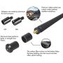 Rydonair Antenna Compatible with Chevy Silverado & GMC Sierra/Denali | 7 inches Flexible Rubber Antenna Replacement | Designed for Optimized FM/AM Reception