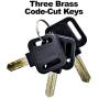 Mail Boss 7175 Townhouse Locking Security Wall Mount Mailbox, Galaxy,Medium
