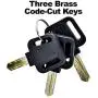 Mail Boss 7506 Mail Manager Curbside Locking Security Mailbox, Black,Large