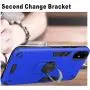 Samsung Galaxy A71 4G Screen Protector Folmeikat 360 Degree Rotating Metal Ring Cover with Kickstand Protective Phone Case (NOT for Samsung A71 5G/5G UW) 6.7'' (Blue)