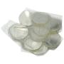 DAWEI 200Pcs 1-1/2 Inches 37mm Top/Bottom Cover Clip Pin Blank Badge & Button Parts for Badge Maker Machine 1001/1002/1003/1004