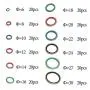 KOOTANS 240pcs 12 Sizes NBR Metal Bonded Sealing Washer Assort Kit Hydralic Oil Resist Rubber Oil Pipe Seal Gasket Metric NBR Metal Combination O-Ring Assortment Kit