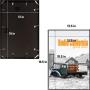 Golden State Art, Metal Wall Poster Frame Collection, 13x19 Aluminum Black Photo Frame with Plexi-Glass