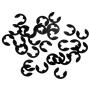 Flameer 30pcs 02037 Metal E-Clip φ2.5 2.5mm for HSP 1/10 RC Vehicle Toys Spare Parts