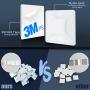 Cable Tie Mount,100 Pack Zip Tie Adhesive-Backed Mounts stick on wire holder, Screw Hole Anchor Wire Tie Base Holders