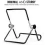 MoKo Foldable Tablet Stand, 2 Pack Adjustable Metal Holder for 9-12.9'' Tablet, Fits with New iPad 10.2, iPad Air 4 10.9, Air 3, iPad Pro 12.9/ Pro 11/10.5/9.7, Galaxy Tab E 9.6, A 10.1/S6/S7 - Black MoKo Foldable Tablet Stand, 2 Pack Adjustable Metal Holder for 9-12.9'' Tablet, Fits with New iPad 10.2, iPad Air 4 10.9, Air 3, iPad Pro 12.9/ Pro 11/10.5/9.7, Galaxy Tab E 9.6, A 10.1/S6/S7 - Black