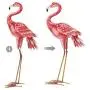 Kircust Flamingo Garden Statues and Sculptures, Metal Birds Yard Art Outdoor Statue, Large Pink Flamingo Lawn Ornaments for Home, Patio, Backyard Decor (2-Pack) Kircust Flamingo Garden Statues and Sculptures, Metal Birds Yard Art Outdoor Statue, Large Pink Flamingo Lawn Ornaments for Home, Patio, Backyard Decor (2-Pack)