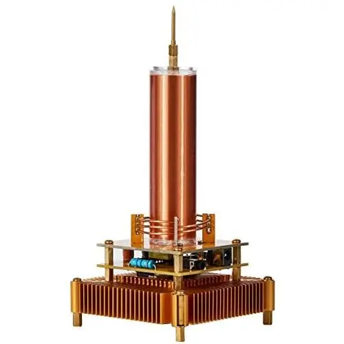 Joytech Music Tesla Coil Acrylic Base Shell Arc Plasma Loudspeaker Wireless Transmission Experiment Desktop Toy Model (YS01) Joytech Music Tesla Coil Acrylic Base Shell Arc Plasma Loudspeaker Wireless Transmission Experiment Desktop Toy Model (YS01)