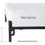 Amazon Basics 9-Leg Support Metal Bed Frame - Strong Support for Box Spring and Mattress Set - Tool-Free Easy Assembly - Full Size Bed