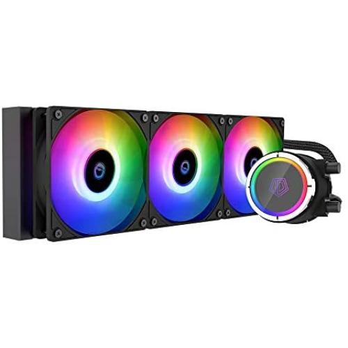 ID-COOLING ZOOMFLOW 360X ARGB CPU Water Cooler 5V Addressable RGB AIO Cooler 360mm CPU Liquid Cooler 3X120mm RGB Fan, Intel 115X/1200/2066, AMD AM4