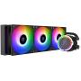 ID-COOLING ZOOMFLOW 360X ARGB CPU Water Cooler 5V Addressable RGB AIO Cooler 360mm CPU Liquid Cooler 3X120mm RGB Fan, Intel 115X/1200/2066, AMD AM4