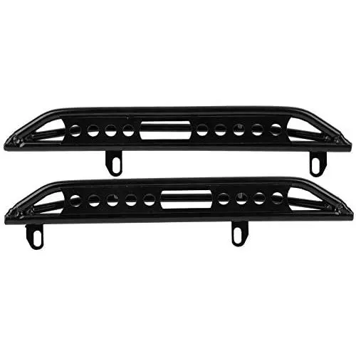 RC Car Side Pedal, 1:10 Scale Metal Remote Control Racing Car Side Pedal Plate RC Spare Upgrade Parts Accessories Fit for Axial SCX10 III AX103007 1/10 RC Toy Vehicle