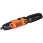 BLACK+DECKER Cordless Screwdriver with Pivoting Handle, 3.6V (Li2000)