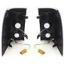 Fit 2002-2005 Ford Explorer SUV Tube White Streak Led Tail Lights Black Housing/Clear Lens
