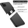 Magnetic Case for iPhone 11 Pro Max, Ultra Thin Magnetic Phone Case for Magnet Car Phone Holder with Invisible Built-in Metal Plate, Soft TPU Anti-Scratch Cover for iPhone 11Pro Max 6.5-Black