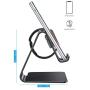 Apple Watch Stand, OMOTON 2 in 1 Universal Desktop Stand Holder for iPhone and Apple Watch Series 6/5/4/3/2/1 and Apple Watch SE (Both 38mm/40mm/42mm/44mm) (Black)