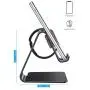 Apple Watch Stand, OMOTON 2 in 1 Universal Desktop Stand Holder for iPhone and Apple Watch Series 6/5/4/3/2/1 and Apple Watch SE (Both 38mm/40mm/42mm/44mm) (Black)
