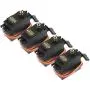 4PCS Servo Motor MG995 Control Angle180 Metal Gear Servo 20KG Digital High Speed Torque Servo Motor for Smart Car Robot Boat RC Helicopter 4PCS Servo Motor MG995 Control Angle180 Metal Gear Servo 20KG Digital High Speed Torque Servo Motor for Smart Car Robot Boat RC Helicopter
