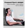 COWIN E7 PRO [Upgraded] Active Noise Cancelling Headphones Bluetooth Headphones with Microphone/Deep Bass Wireless Headphones Over Ear 30H Playtime for Travel/Work/TV/Computer/Cellphone - Black