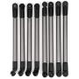 Dilwe 8PCS RC Climbing Metal Link Rod Pull Rod 275MM Wheelbase Spare Parts for 1/10 RC Crawler Cars